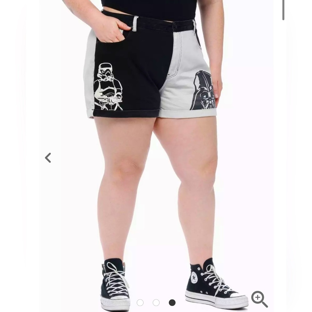COPY - Her Universe Star Wars Vader Stormtrooper Split Mom Shorts